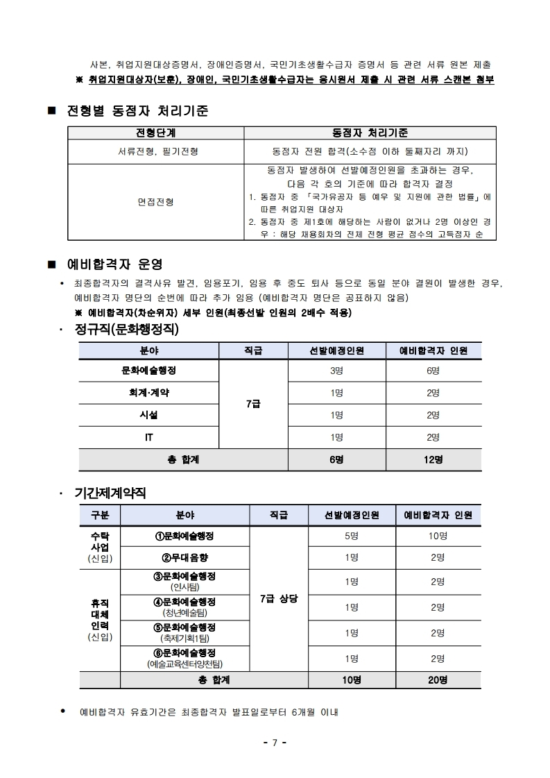 [서울문화재단] 2025년 제2차 직원 공개채용 공고문